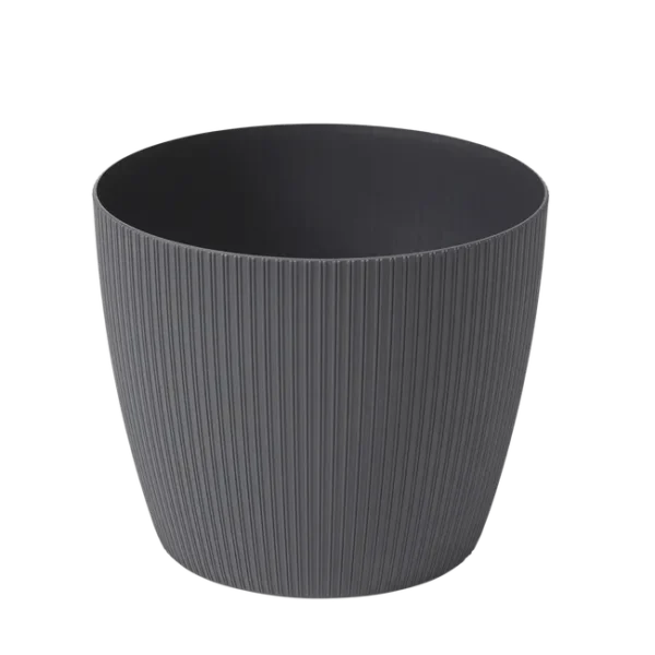 Osłonka doniczki Magnolia 21.5 cm antracyt Lamela